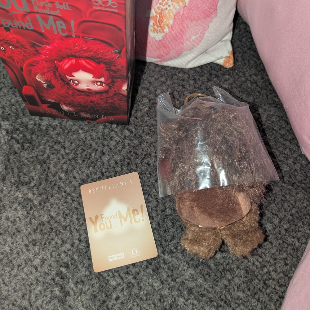 ⚡Skullpanda You Found Me Plush Doll Pendant Sneaky Chestnut - Picture 3 of 4